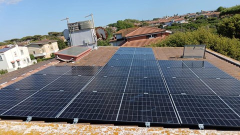 Impianto Fotovoltaico 10 kWp installato a Fregene