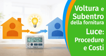Voltura e Subentro della fornitura Luce
