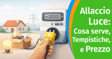 Immagine di un contatore della luce e di una casa