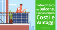 Fotovoltaico da Balcone Plug&Play: Costi e Vantaggi