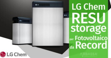 LG Chem RESU: Storage per Fotovoltaico da Record