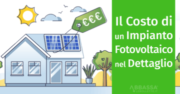 Il costo di un impianto fotovoltaico