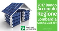 Bando Accumulo 2017: la Lombardia Stanzia 4 mln