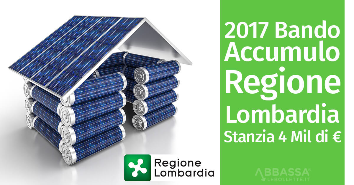 Bando Accumulo 2017 Regione Lombardia: Stanziati 4 milioni di euro