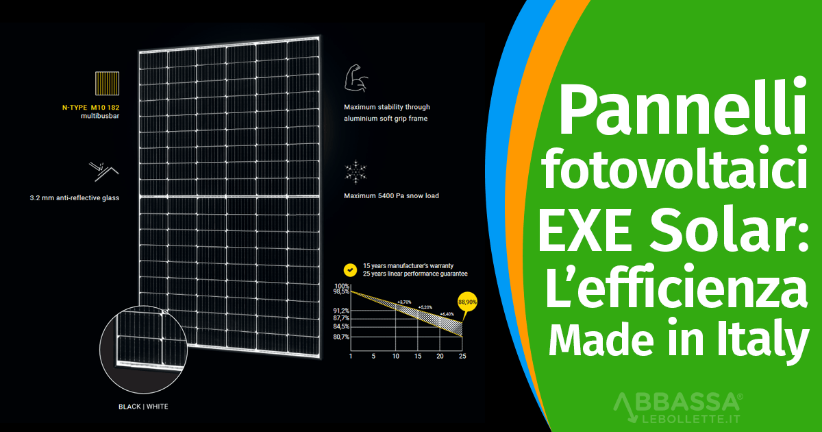Pannelli fotovoltaici EXE Solar: L&rsquo;efficienza Made in Italy