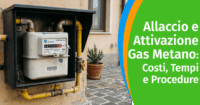 Allacciamento e Attivazione del Gas Metano: Costi, Tempi e Procedure