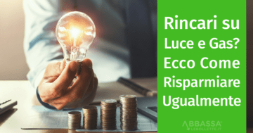 Rincari Luce Gas Ottobre 2019