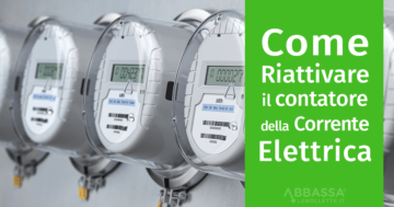 Come riattivare il contatore della Corrente Elettrica Enel