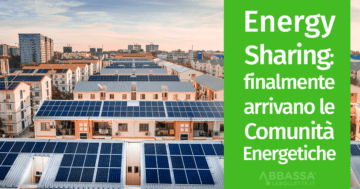 Energy Sharing: finalmente arrivano le comunità energetiche