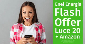 Offerta Enel energia Luce 20 con buono amazon