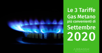 Le 3 Tariffe Gas Metano più Convenienti di Settembre 2020