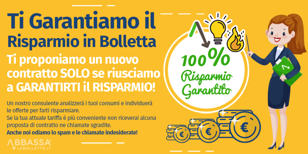 Risparmio garantito su Luce e Gas