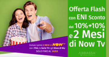 Offerta ENI Link Luce e Gas: doppio sconto e Now TV