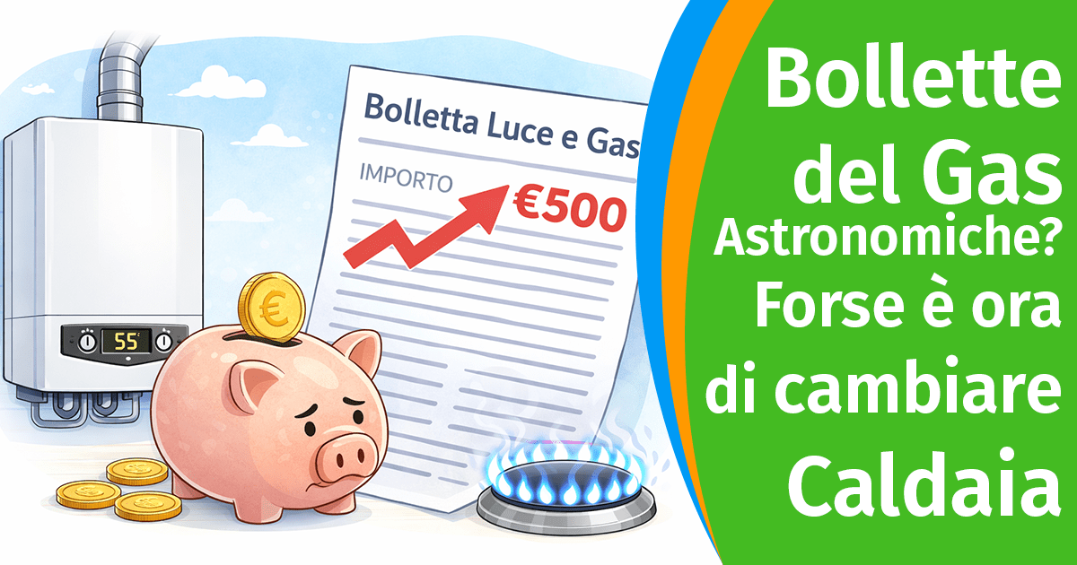 Bollette del Gas Astronomiche? Forse è ora di cambiare la caldaia