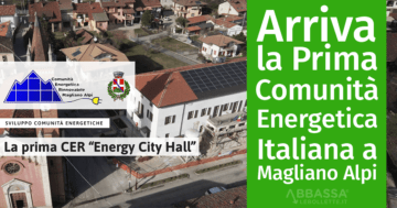 Arriva la Prima Comunità Energetica Italiana a Magliano Alpi