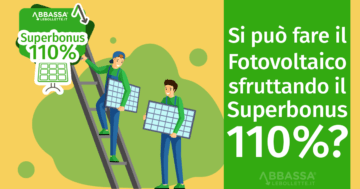 Si può fare il fotovoltaico con il Superbonus 110%?