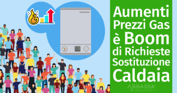 Boom di richieste di sostituzione della caldaia a gas