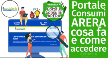 Portale Consumi ARERA cosa fa e come accedere