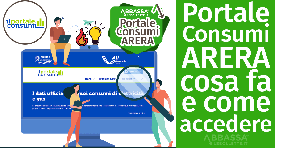 Portale Consumi ARERA: Cosa fa e come accedere