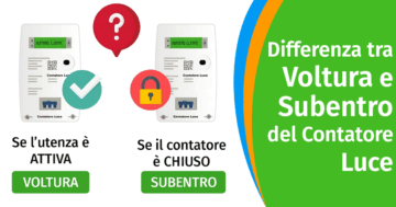 Che differenza c’è tra Voltura e Subentro del Contatore Luce?