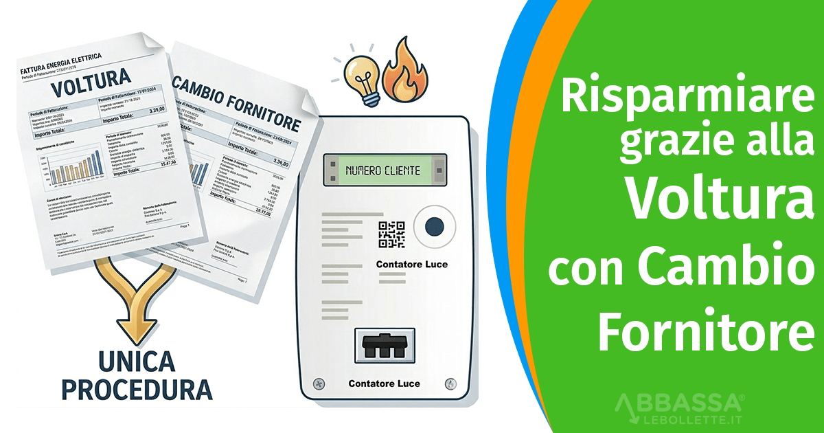 Come risparmiare grazie alla voltura con cambio fornitore (Switch Luce)
