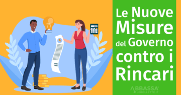 Le nuove misure del governo contro i rincari sulle bollette di luce e gas