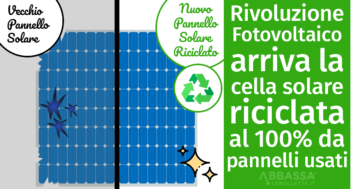 Rivoluzione Fotovoltaico: arriva la cella solare PERC fatta di silicio riciclato al 100% da pannelli usati