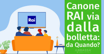 Canone RAI via dalla bolletta dal 2023