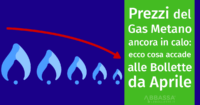 Prezzi del Gas Metano ancora in calo: ecco cosa accade alle Bollette da Aprile