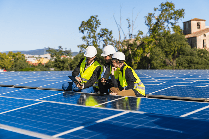 Installatori controllano il corretto dimensionamento di un impianto fotovoltaico in Lombardia | Abbassalebollette.it Installatori controllano il corretto dimensionamento di un impianto fotovoltaico in Lombardia