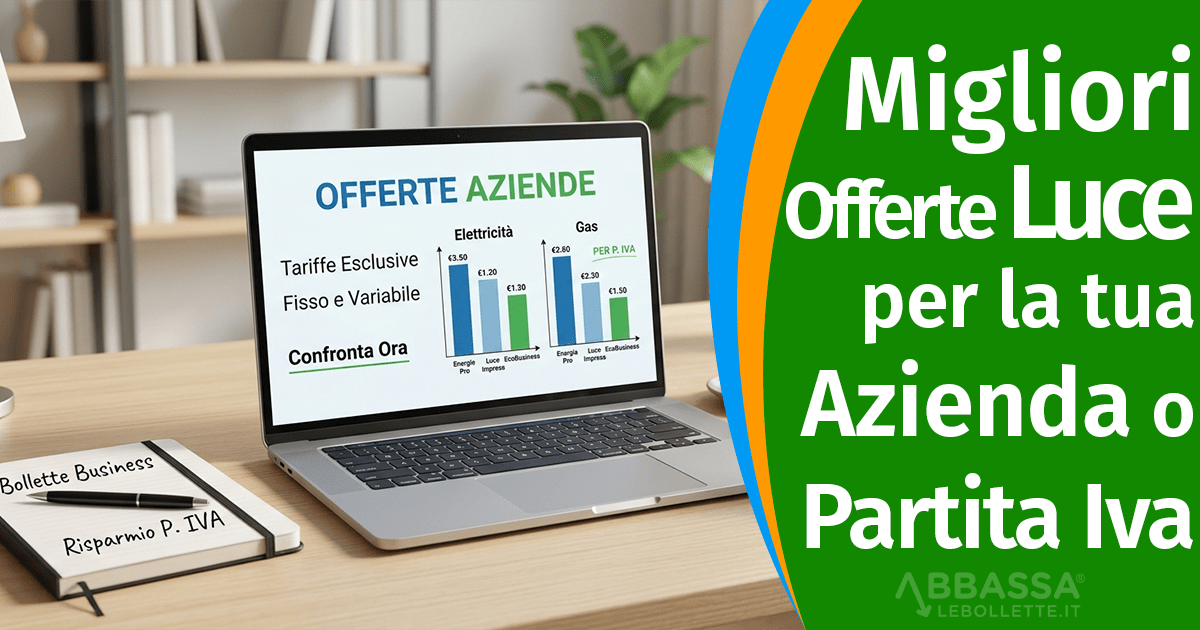 Le Migliori Compagnie e Offerte Luce Business