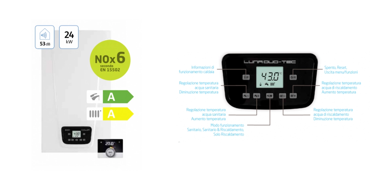 migliori caldaie a condensazione Baxi Duo-tec Compact E 24 Mago 24 kW | Abbassalebollette.it migliori caldaie a condensazione Baxi Duo-tec Compact E 24 Mago 24 kW
