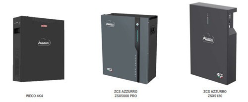 Batteria Accumulo Fotovoltaico zcs Azzurro