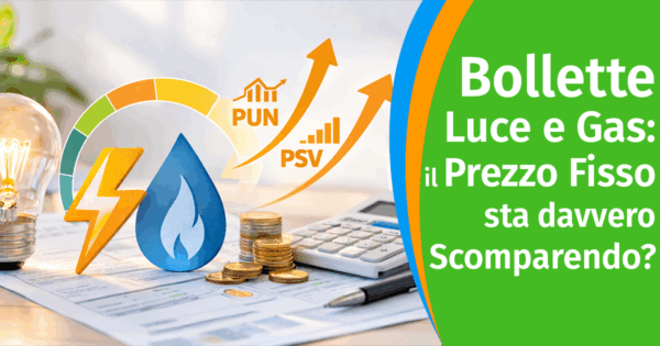 Bollette luce e gas: il prezzo fisso sta davvero scomparendo? Facciamo chiarezza