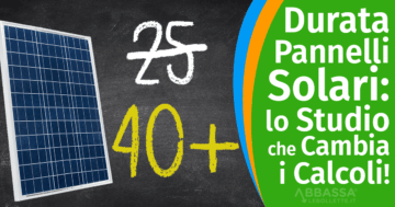 Quanto durano davvero i pannelli solari? Lo studio che cambia tutti i calcoli