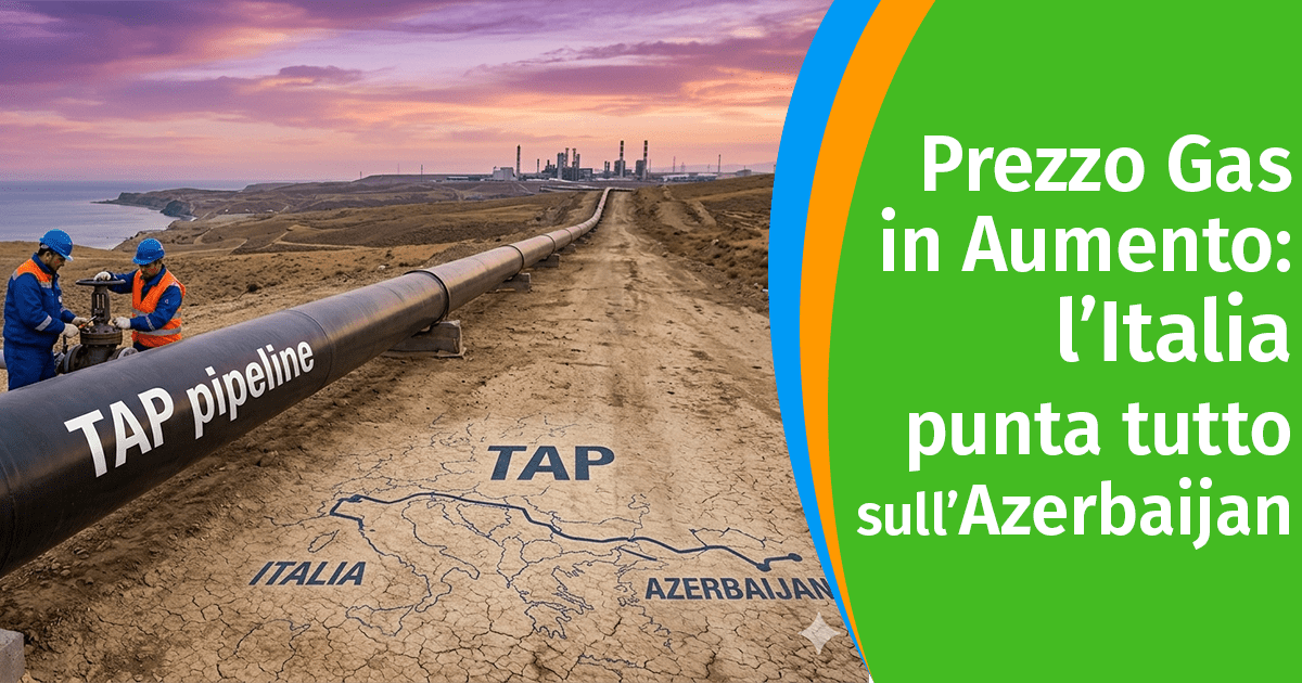 Prezzo del Gas in Europa in aumento: l&rsquo;Italia punta tutto sull&rsquo;Azerbaijan