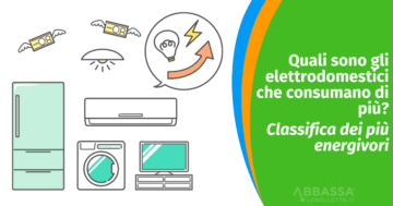 quali sono gli elettrodomestici che consumano di più