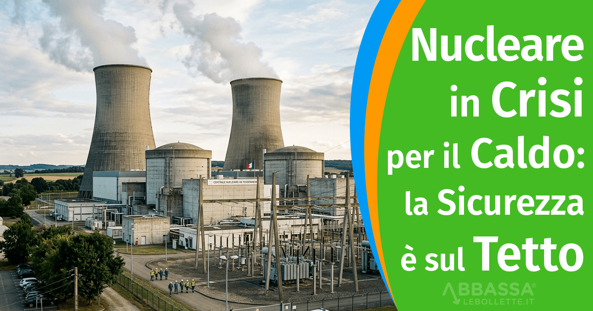 Nucleare in crisi per il caldo: la vera sicurezza è sul tuo tetto
