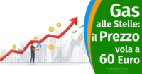 Gas alle stelle: il prezzo vola a 60 euro