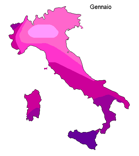 mappa radiazione solare italiana | Abbassalebollette.it Mappa radiazione solare in Italia - Credits: wikipedia.org